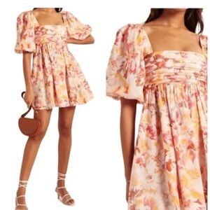 Abercrombie & Fitch Puff Sleeve Dress